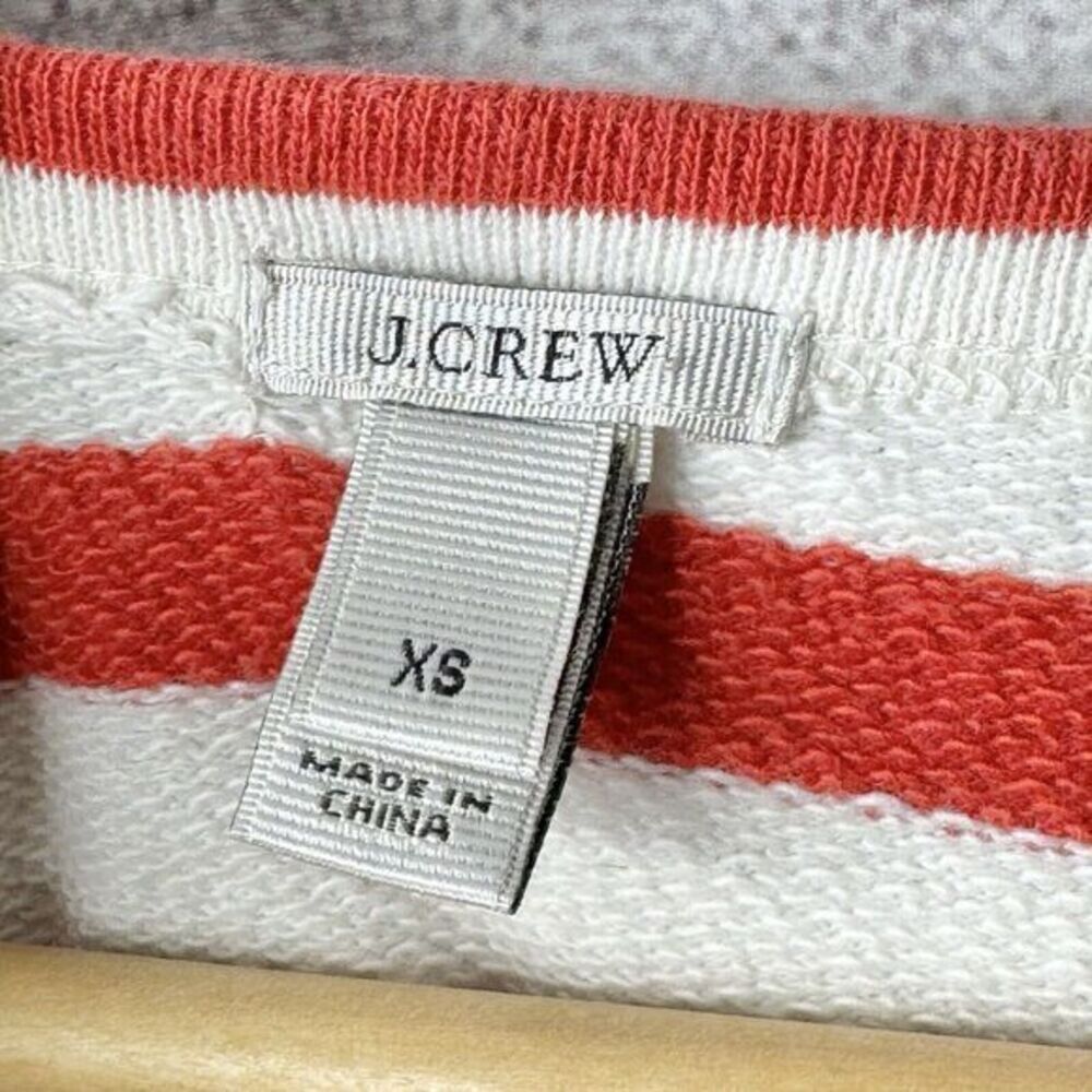 J. Crew Striped top 100% Cotton 3/4 Sleeve Where's Waldo Looking‎ shirt size XS - Picture 3 of 5